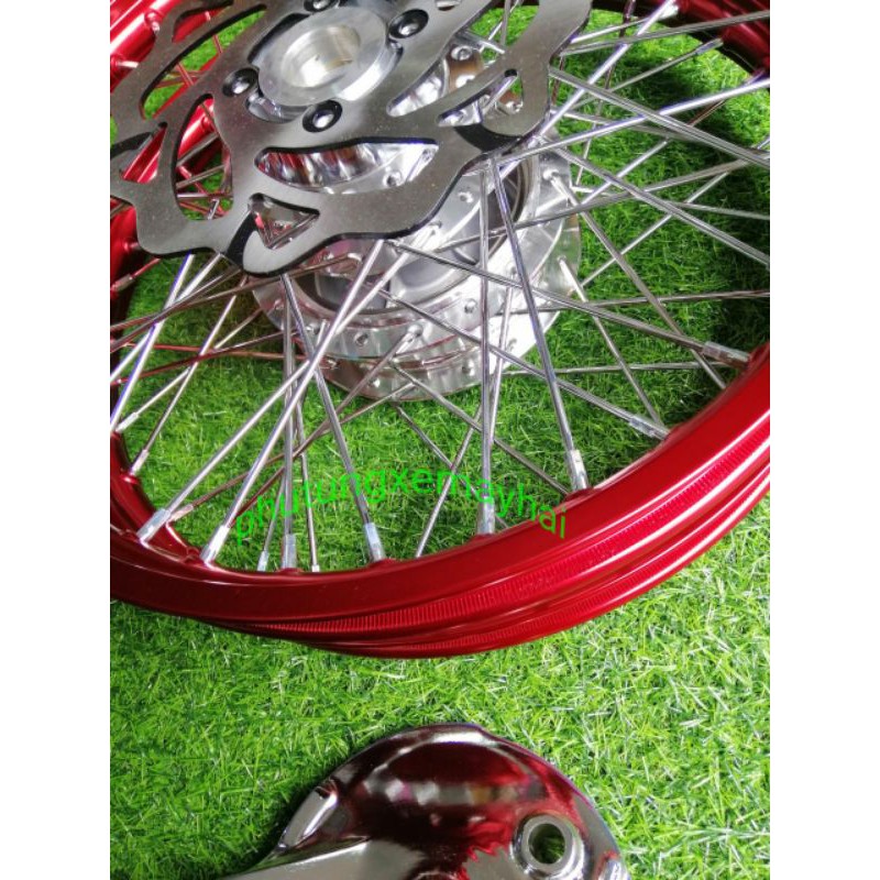 Bánh căm dành cho các dòng yamaha Sirius Jupiter và Exciter nhỏ 2006 đến 2010 1 thắng đĩa lắp như zin không cần chế