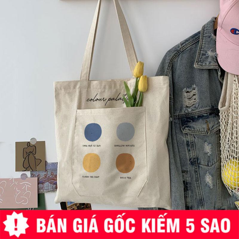 Túi Vải Đeo Vai Colour Palatte Có Ngăn Ngoài TL P1927