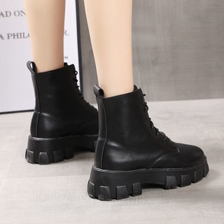 Bốt da cao cổ nữ đế răng cưa mẫu HOT G34