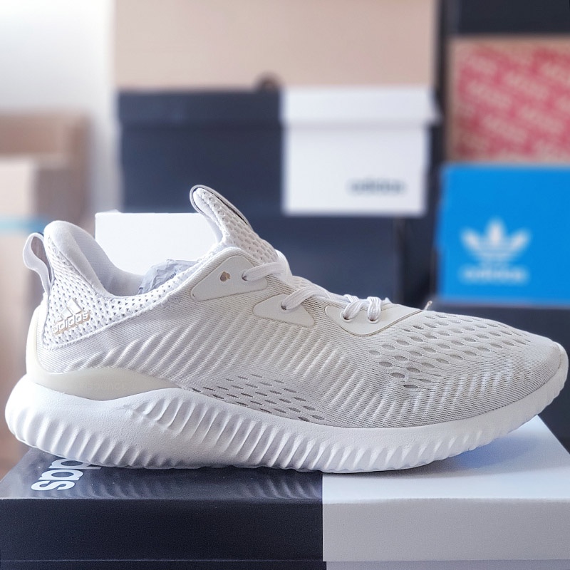 Giày Adidas Alphabounce White, size 43, real 2hand