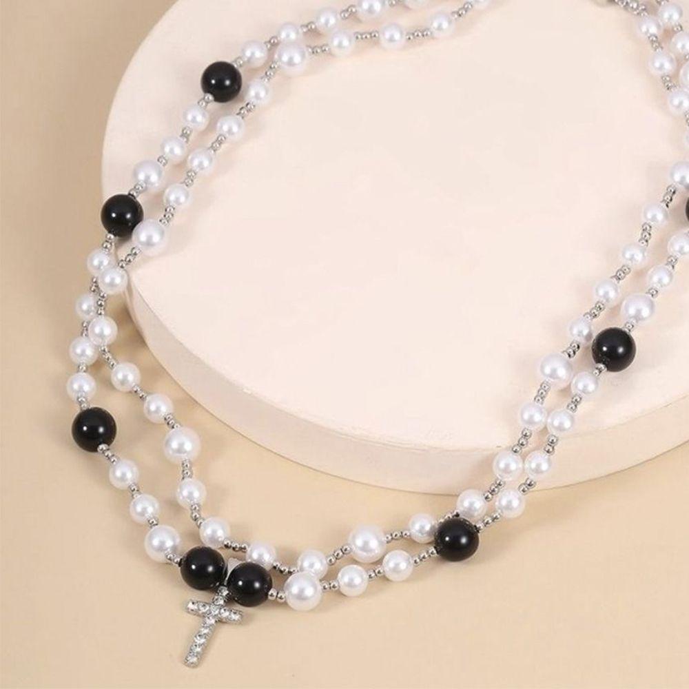 Vòng cổ Hạt Ngọc Trai Cá Tính Cho Nam Và Nữ|Phụ Kiện Trang Sức Bằng Hợp Kim Chất Lượng