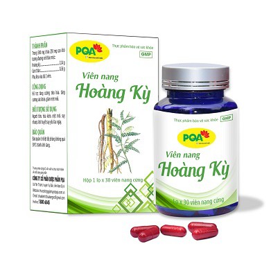 PQA Hoàng Kỳ Hộp 30 Viên