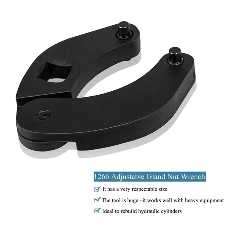 Cờ Lê Đa Năng Màu Đen 11cm 1266 Có Thể Điều Chỉnh Tiện Dụng