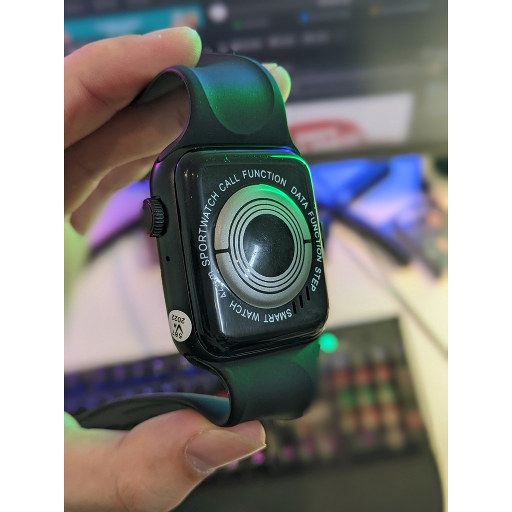 Đồng Hồ Nam/ Nữ Smartwatch Lắp Sim K10 ! Có 2 màu ! Dây Cao Su Thay Thế Được!