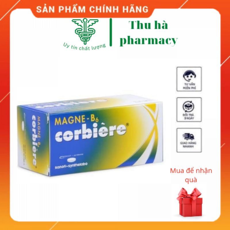 [ HÀNG CHÍNH HÃNG] Magne B6 corbiere hộp 5 vỉ x 10 viên