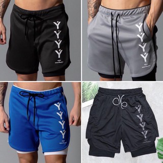 QUẦN TẬP GYM THỂ THAO - QUẦN SHORT 2 LỚP