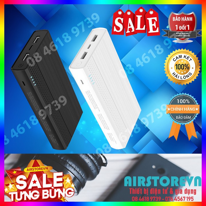 Pin sạc dự phòng 20000mAh Hoco J33A chính hãng - Màu bất kì- Giá cực sốc