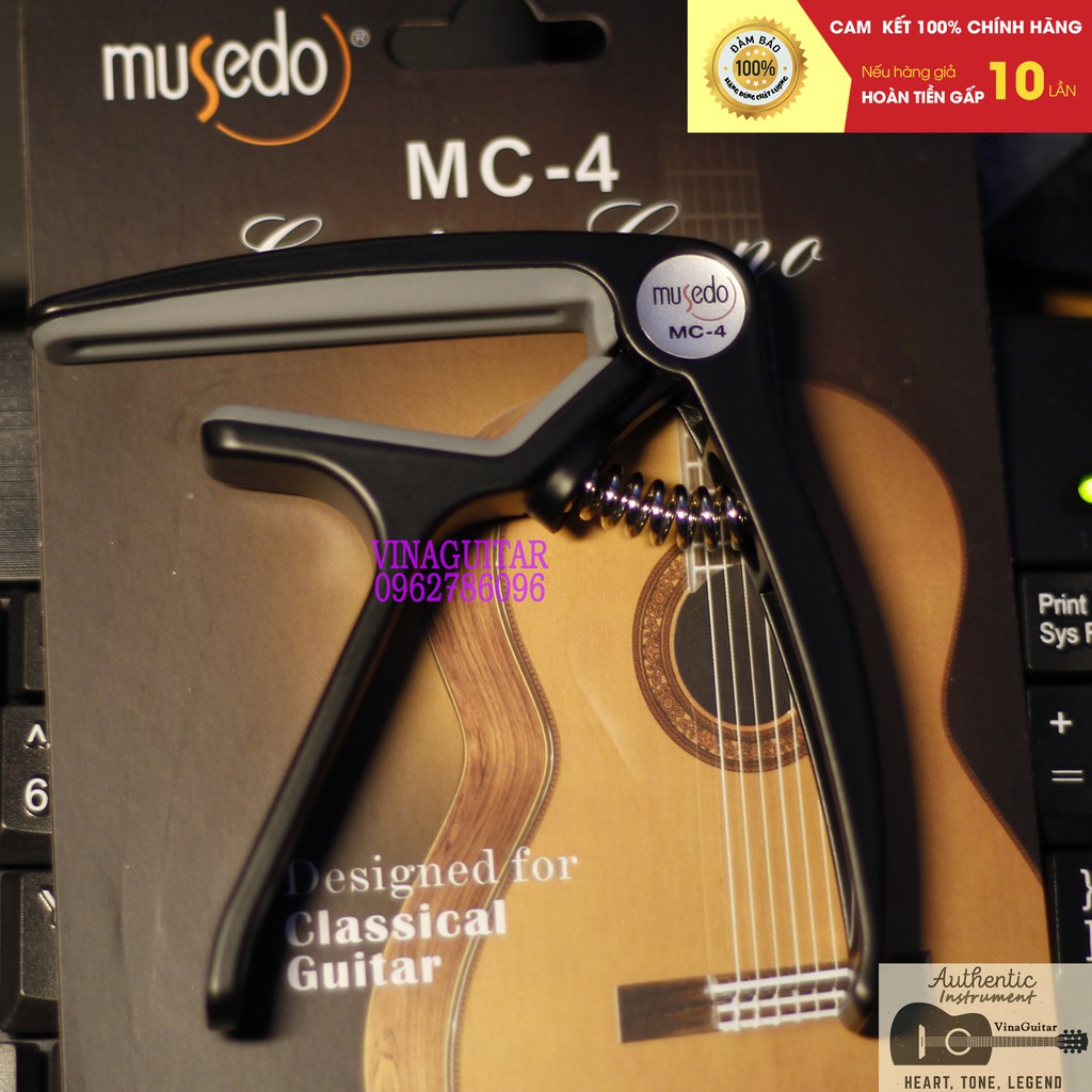 Capo Kẹp Đàn Guitar Kim Loại (tặng pick gảy)