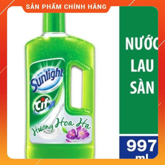 Nước lau sàn Sunlight 1kg hương thiên thảo (997ml)