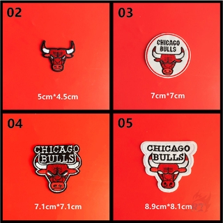 ♚ Miếng dán sắt Red Bull Head ♚ 1pc Tự Làm May Trên Sắt Trên Huy Hiệu Miếng Dán