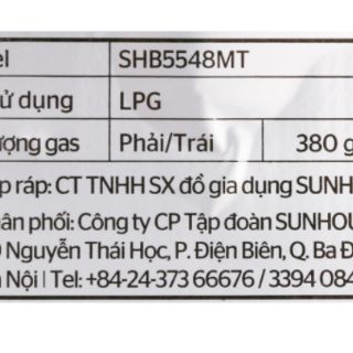 Bếp gas âm Sunhouse SHB5548MT