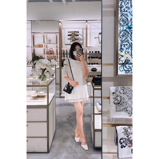 Guốc Cao Gót Dior Đế Kim Loại Quai Cài Mẫu HOT Hàng Chuẩn Loại 1 Fullbox Bill