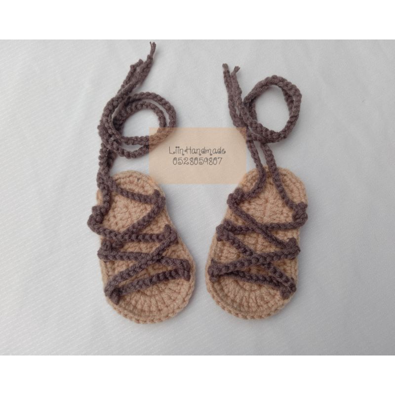Sandal đan dây cho bé yêu - Giày len Handmade