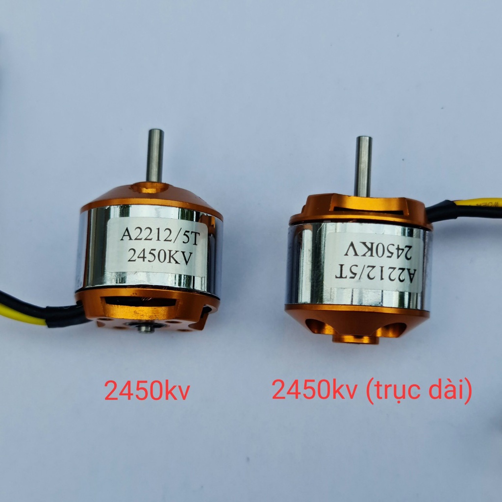 Động không chổi than A2212 1000/1400/2200/2450KV để chế máy bay điều khiển từ xa