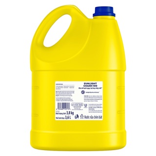 Nước Rửa Chén Sunlight Chanh Bình 3,8kg