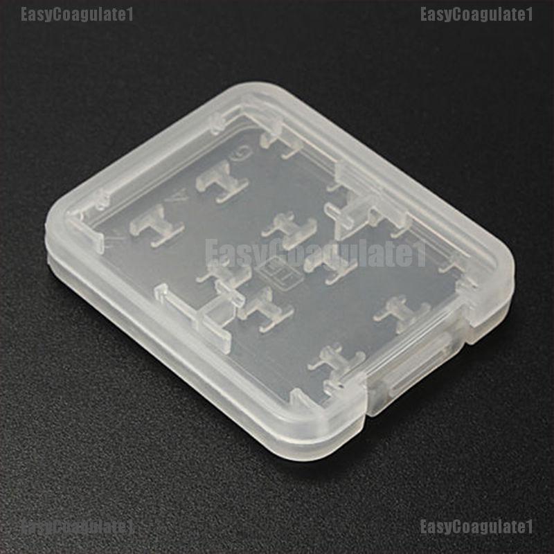 Hộp cứng đựng cho thẻ nhớ SD TF SDHC MSPD 8 ngăn tiện lợi