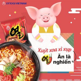 Combo 10 gói mì Cay Hàn Quốc 120g