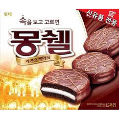 Bánh chocopie Monshell Lotte Hàn Quốc 384g