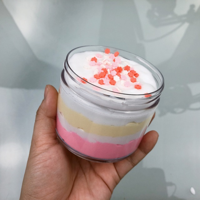 Slime Bánh kem 3 tầng (chất cloud cream) - chất nhờn ma quái