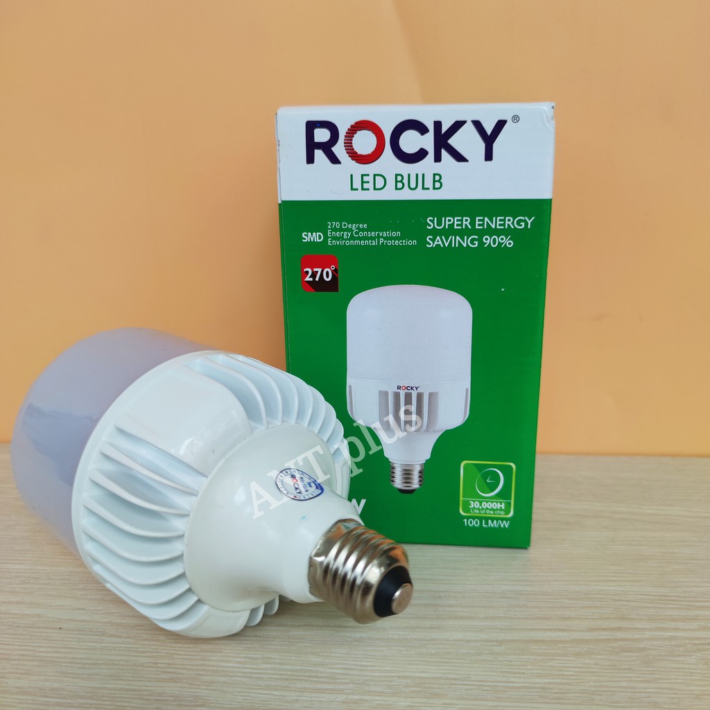 [BH 2 NĂM] BÓNG TRỤ NHÔM ĐÚC CHÍNH HÃNG ROCKY 15W - 60W
