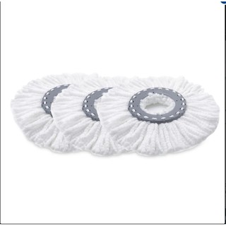 Combo 3 bông lau nhà 360 độ màu trắng - Viethome plastic