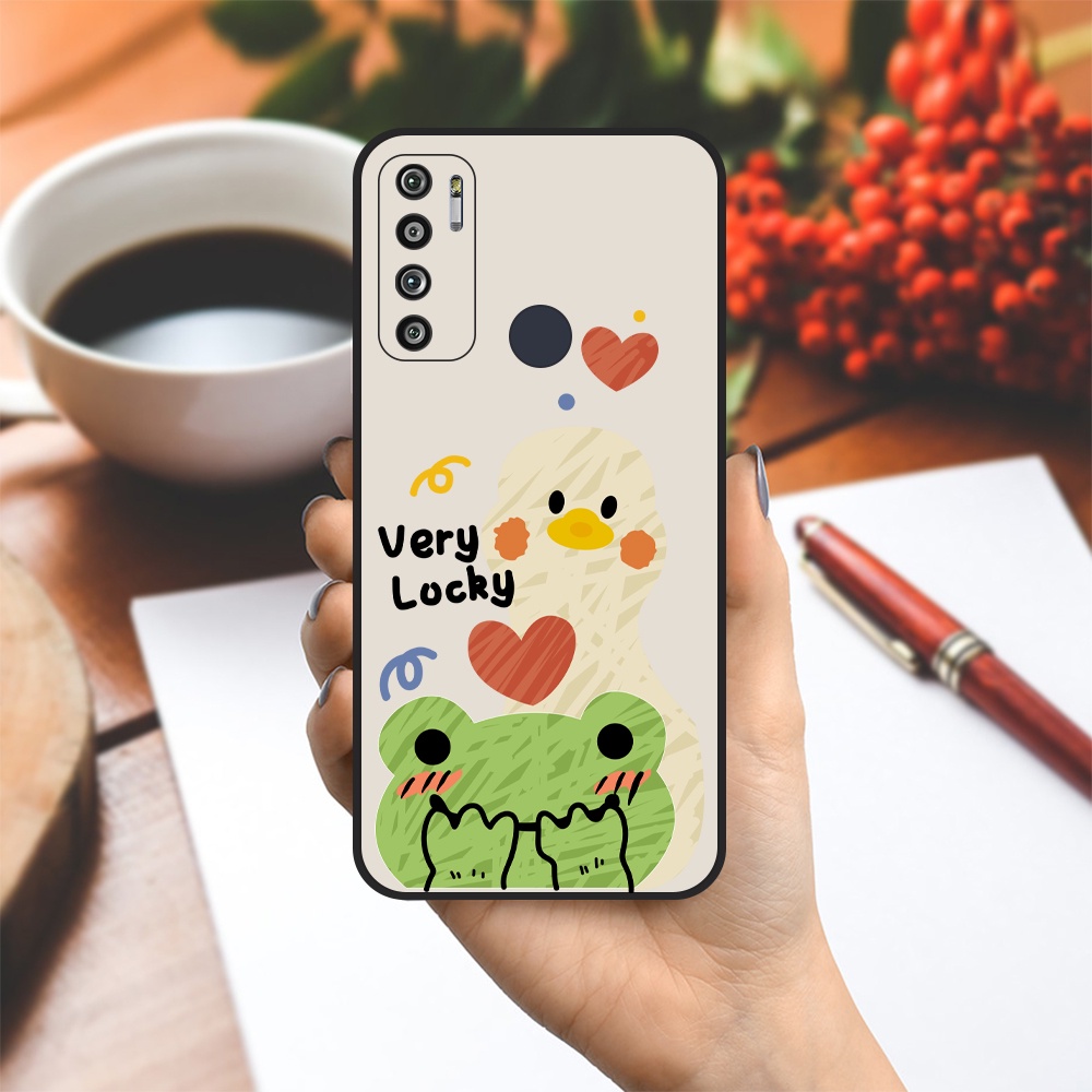 Ốp lưng Vina Case Vsmart Joy 3/Joy 4/Bee 3/Star 3/Aris/....dẻo đen viền bảo vệ camera hình Ếch Vịt