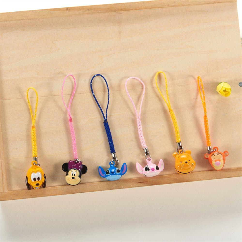 Dây Đeo Điện Thoại Họa Tiết Hoạt Hình Mickey Stitch Dễ Thương DIY