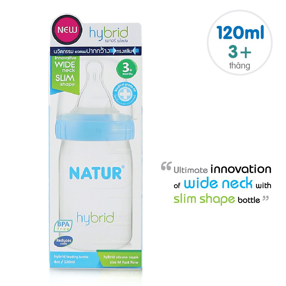 Bình Natur hybrid 120ml