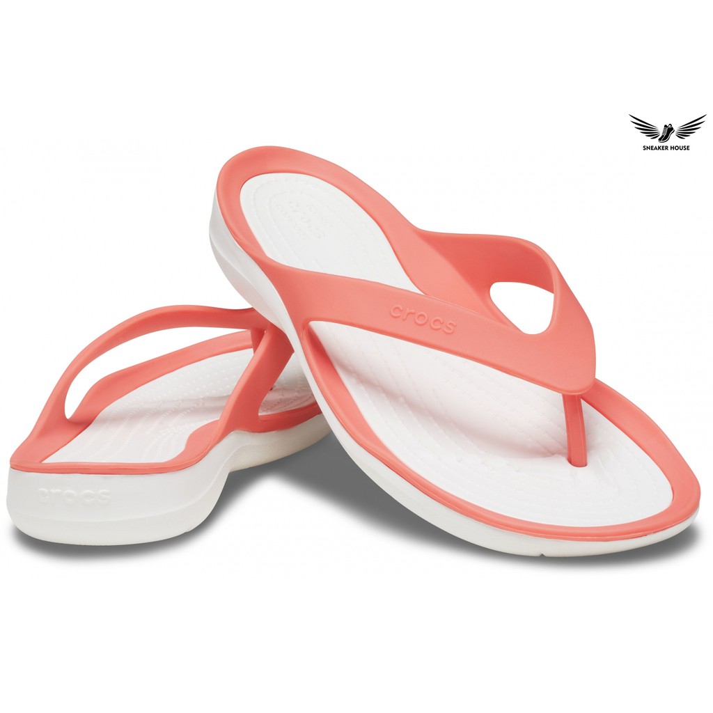 Giới thiệu sản phẩm Dép xỏ ngón nữ Crocs chính hãng Swiftwater Flip W pink 204974-6SL