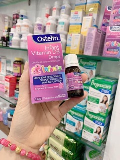 Ostelin D3 drop 2.4ml cho bé từ sơ sinh
