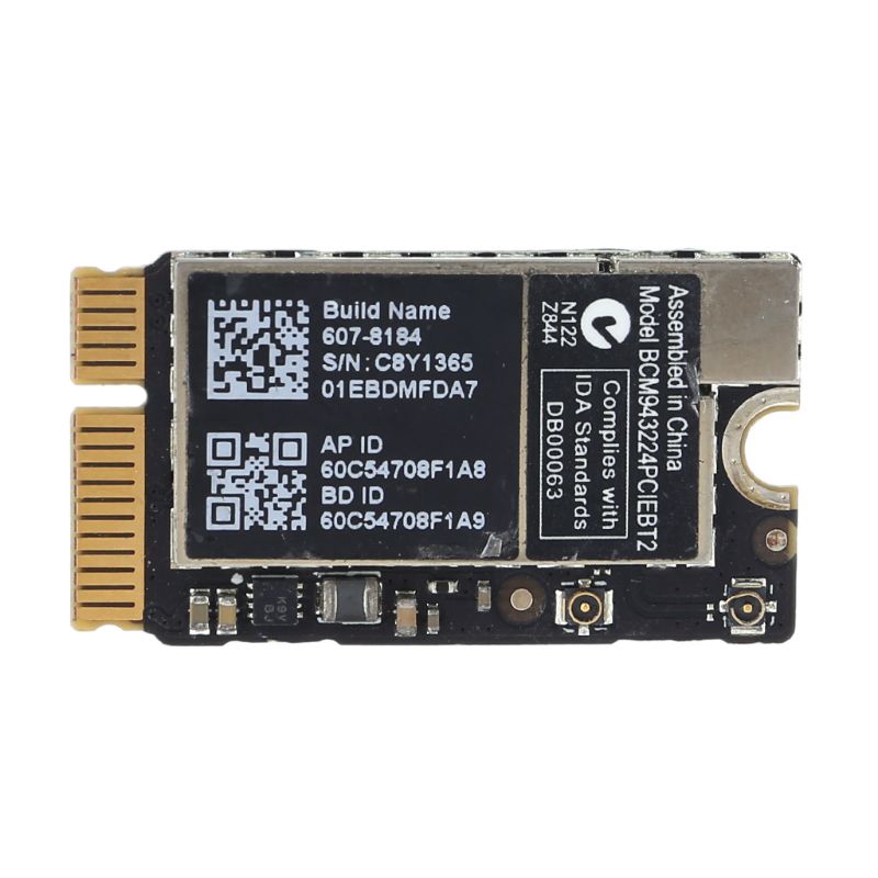 Card kết nối không dây BCM943224PCIEBT2 2.4/5G WiFi BT 4.0 Mini PCIe cho Macbook Mac OS | BigBuy360 - bigbuy360.vn
