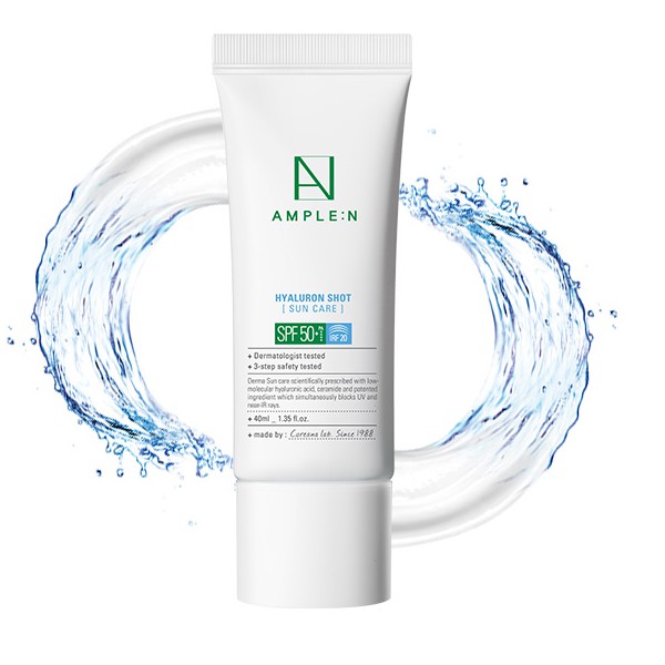 Kem Chống Nắng Cấp Nước Ample:N Hyaluron Shot Sun Care SPF50+ PA++++