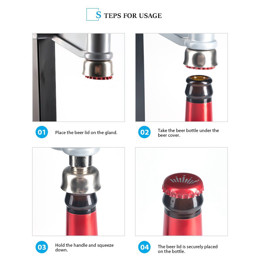 Máy dập nắp chai thuỷ tinh Beer Pressure - eurooutlet