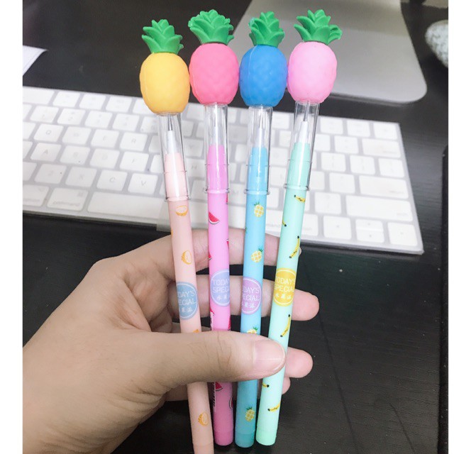 Viết Chì Khúc 😍FREESHIP😍 Bút Chì Đốt Quả Dứa