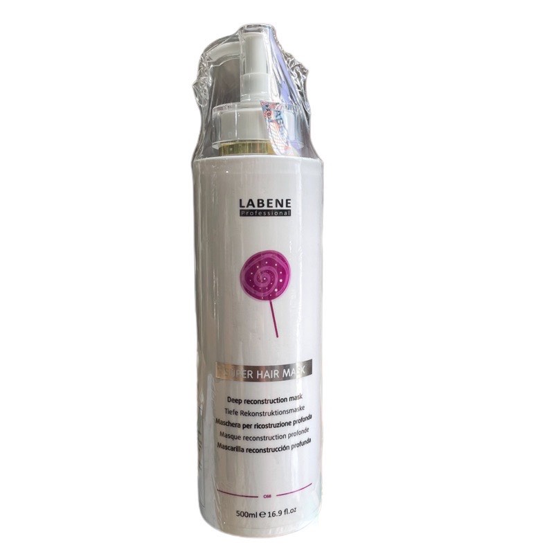 Kem hấp phục hồi tóc hư tổn Labene Super Hair Mask 500ml