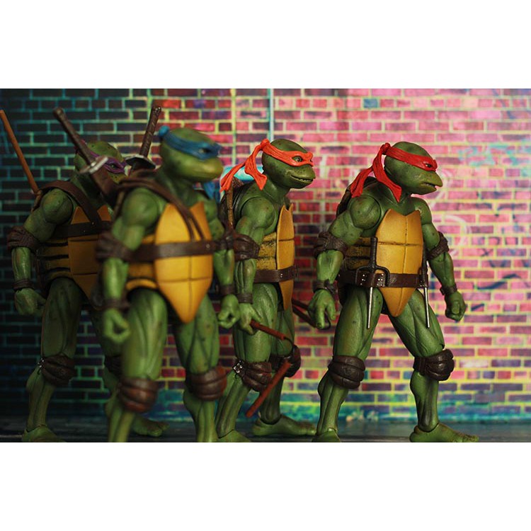 Mô hình NECA Ninja Rùa TMNT 2018 SDCC Limited Edition Teenage Mutant Ninja Turtles 1990 18cm