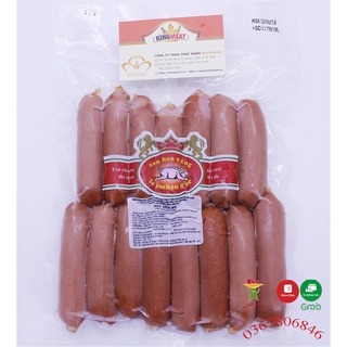 XÚC XÍCH HOTDOG BÒ 40GR (GÓI 500GR - TỪ 12->13 CÂY/ GÓI) - FRANKFUTER BEEF SAUSAGE