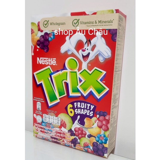 Ngũ cốc ăn sáng dinh dưỡng 6 vị trái cây NESTLE TRIX 330gr NK từ Chile hương vị thơm ngon - ÂU CHÂU SHOP