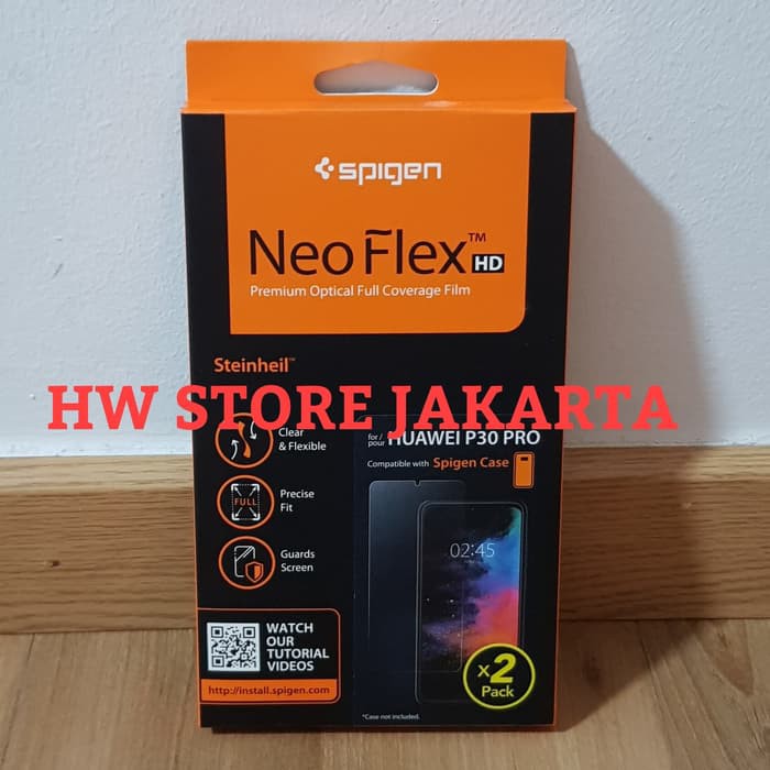 Miếng Dán Bảo Vệ Màn Hình Hd Spigen Neo Flex Cho Huawei P30 Pro