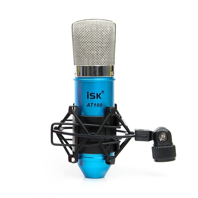 Combo mic thu âm livestream At-100, soundcard H9 pro, chân kẹp màng lọc- bảo hành 6 tháng đổi mới