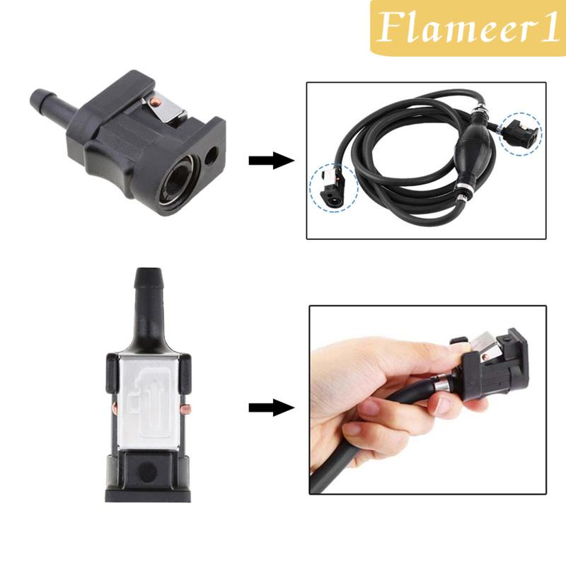 Đầu Nối Dây Dẫn Nhiên Liệu 6mm Female Cho Yamaha Outboard