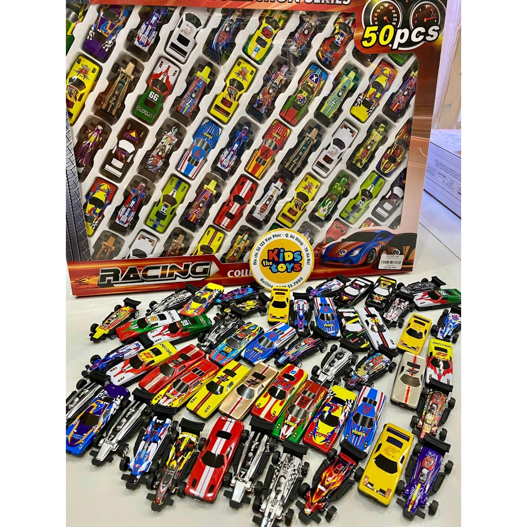 🚗🚕🚙 SET Ô TÔ SẮT 50 CHIẾC CHO BÉ 🚗🚕🚙