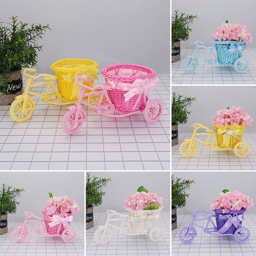 Giỏ hoa để bàn thiết kế độc đáo