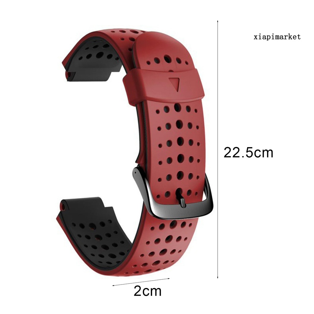 Dây Đeo Silicon Màu Trơn Cho Đồng Hồ Thông Minh Garmin Forerunner 235 / 220 / 230 / 620 / 630 / 735