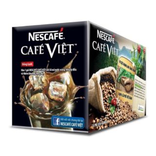 Nescafé Café Việt Cà Phê Đen Đá (Hộp 15 gói x 16g)