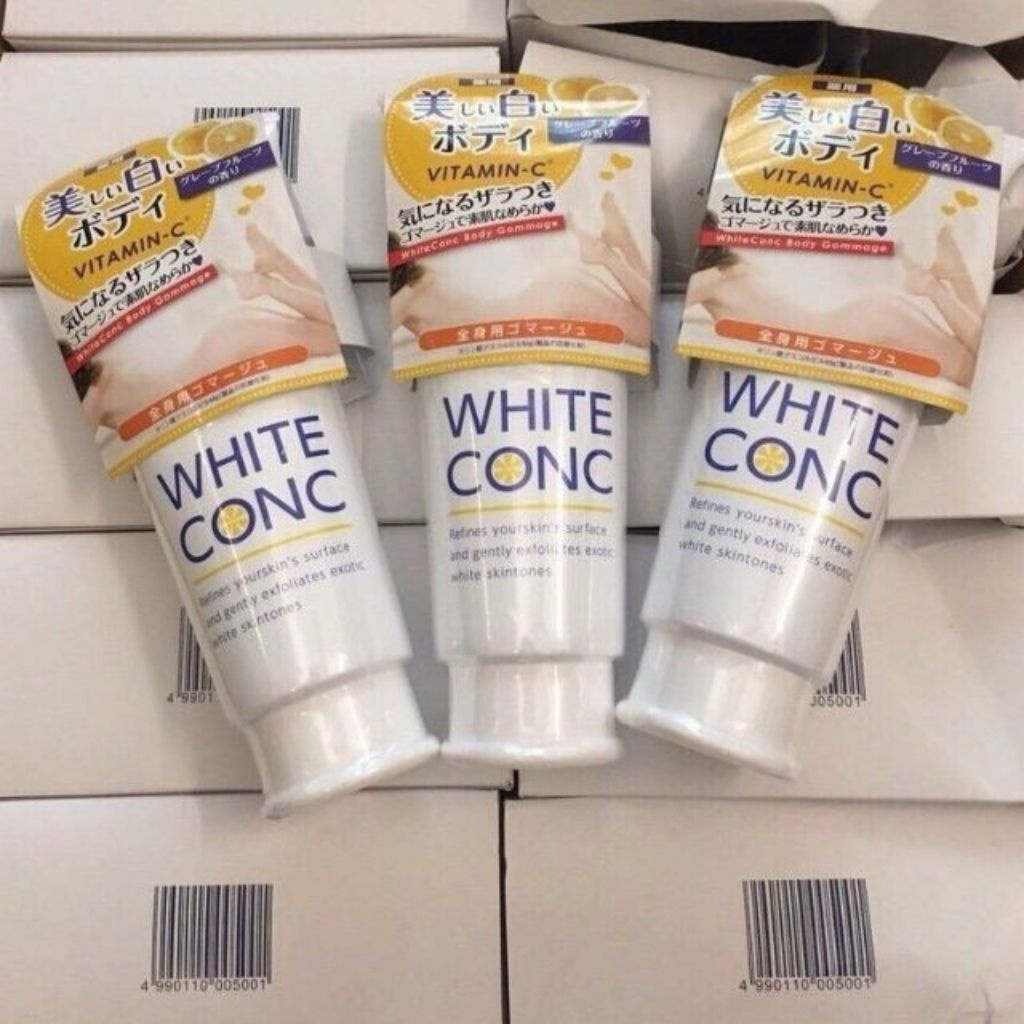 Tẩy Tế Bào Chết Toàn Thân Dưỡng Trắng Da White Conc 180gr