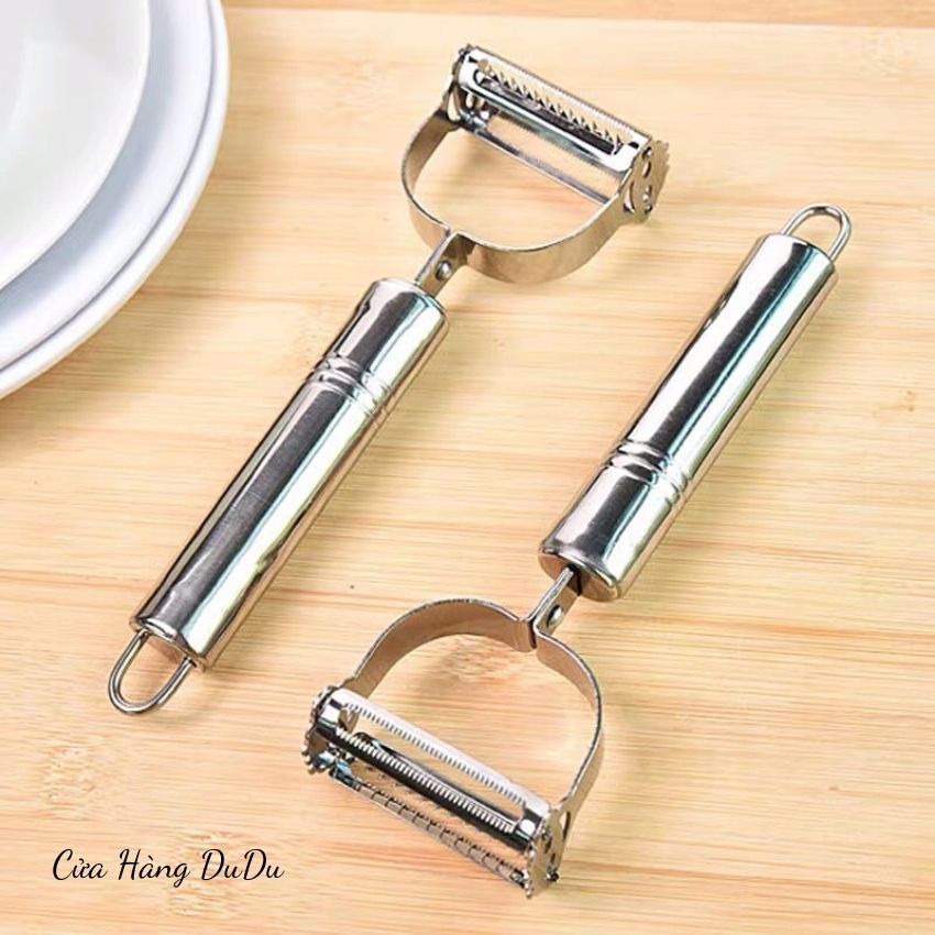 🌻 Nạo Sợi Inox Đa Năng 2in1  Nạo Củ Quả 2 Đầu Inox Siêu Bền NC5031 🌻