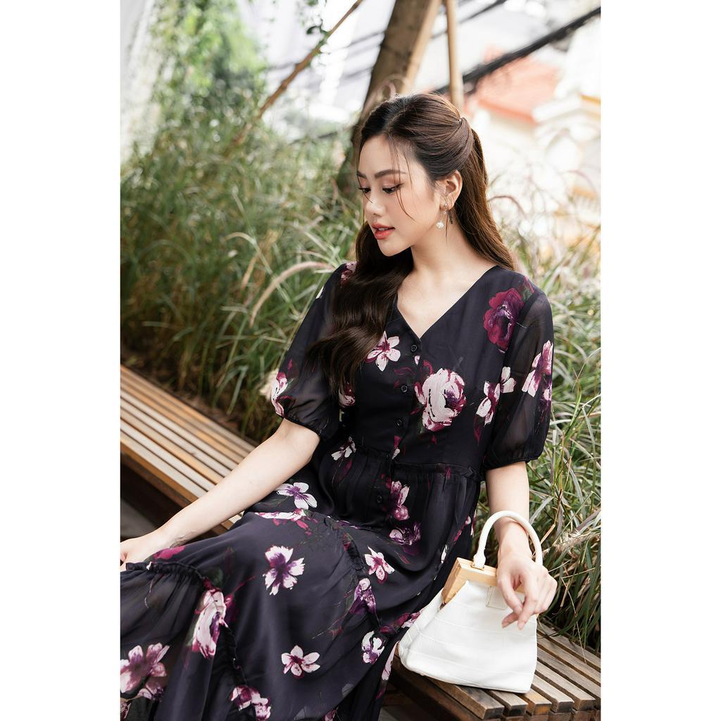 Đầm Maxi Cổ Tim LAMER Bigsize L63M21H061