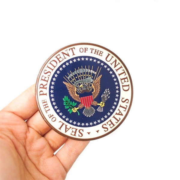 Seal of the President of the US - Sticker Factory - hình dán metal kim loại 3D