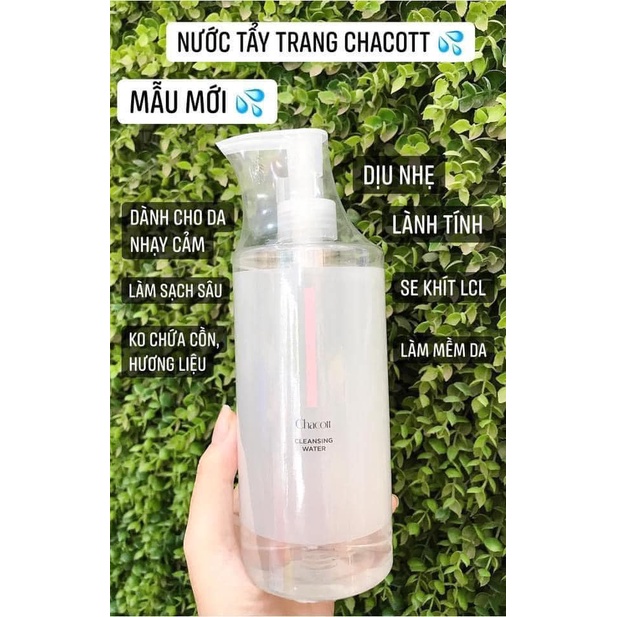 Tẩy trang chacott Nhật Bản mẫu mới